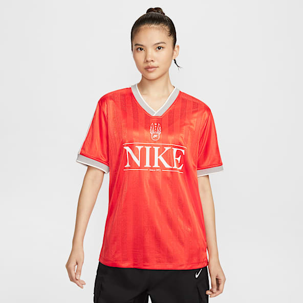 NIKE ナイキ Tシャツ・カットソー 赤 -(XS位) 3801924O0003 ナイキ（NIKE）（キッズ）キッズ NKB SMILEY JDI ショート